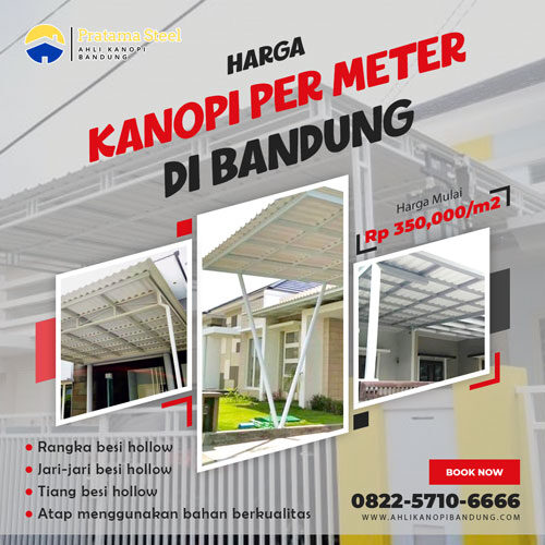 Harga Kanopi per Meter di Bandung: Panduan Lengkap dan Terperinci